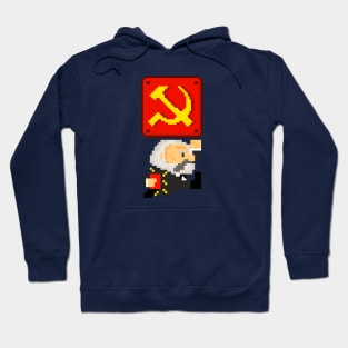 Karl Marx Pixel Art Hoodie